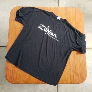 Zildjian Avedis cymbal line black Tee size XL